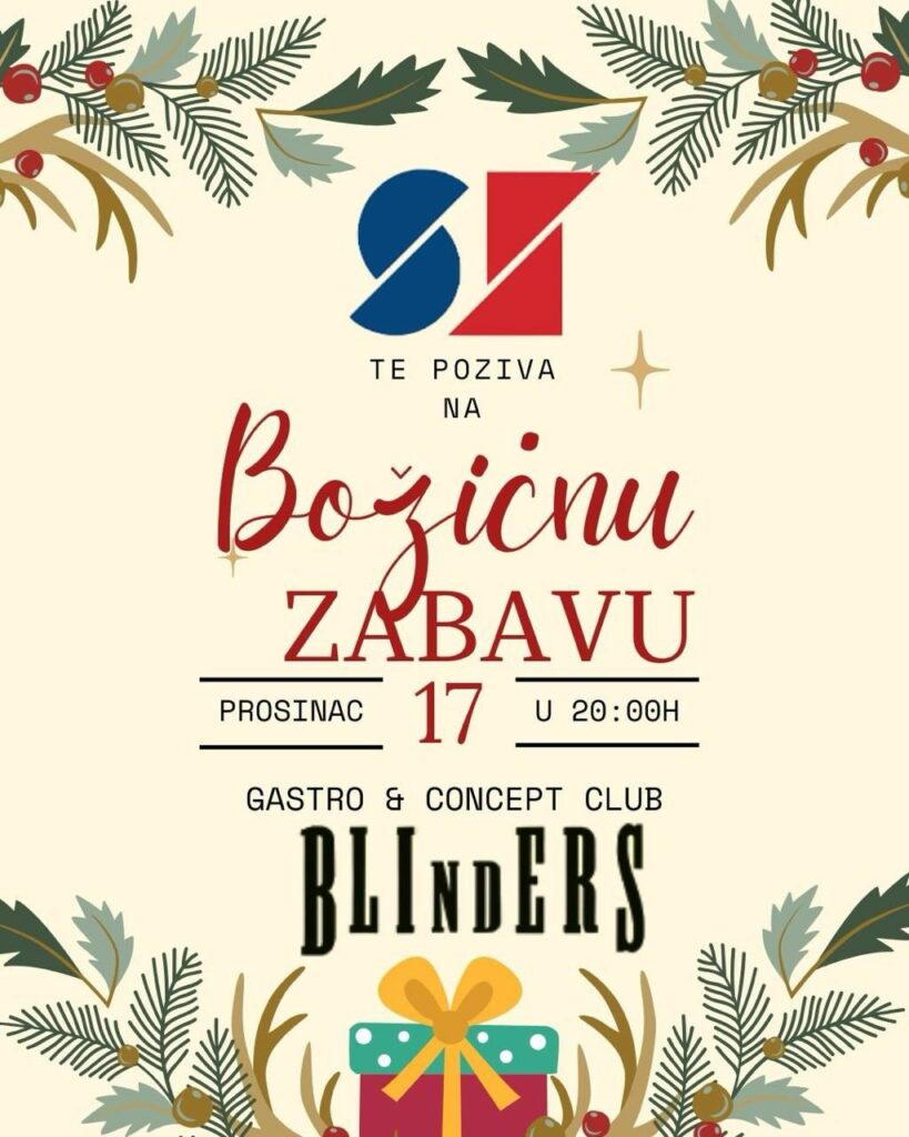 🎄🍸 Božićna zabava u BLINDERSU 🍔🎶