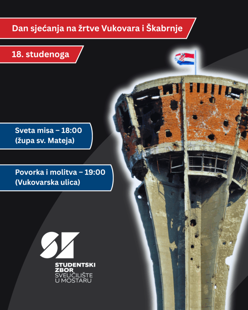 🕯️ Program za dan sjećanja na žrtve Vukovara i Škabrnje