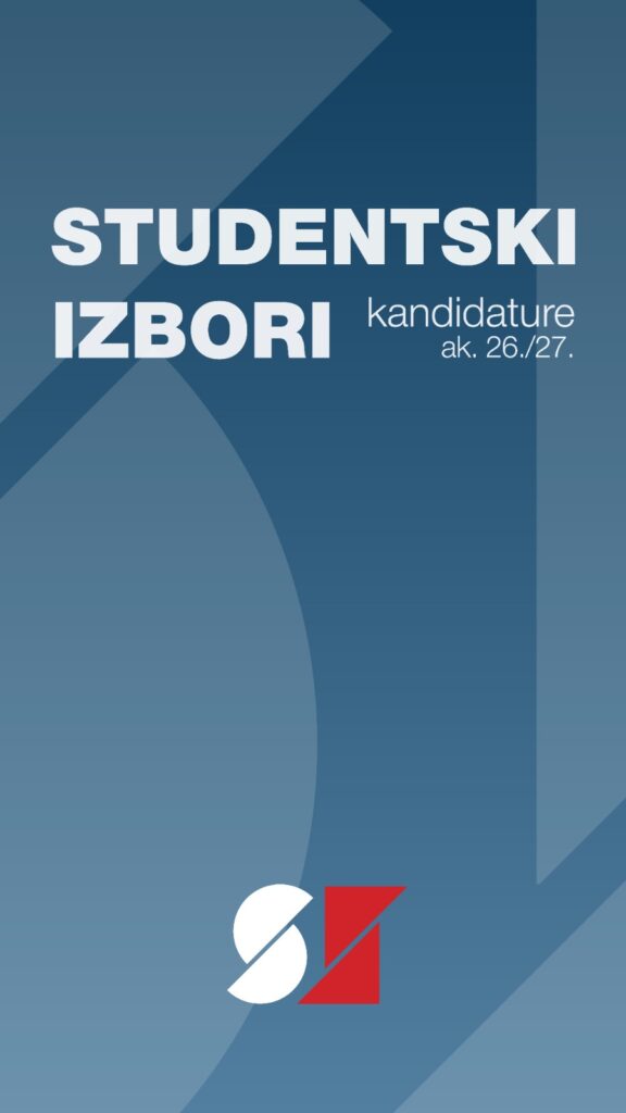 Objavljene pravovaljane kandidature za Studentske izbore 2026./2027. Objavljene pravovaljane kandidature za Studentske izbore 2026./2027.